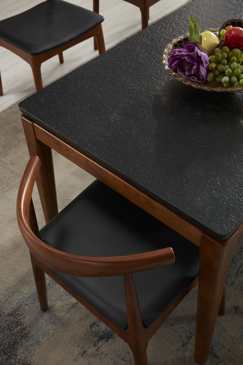 家用白蜡木餐桌椅组合 现代简约实木餐桌餐台批发