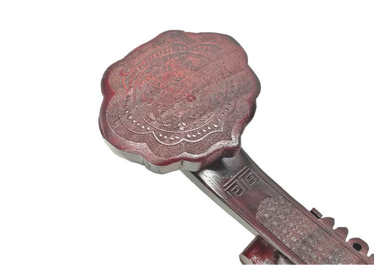 厂家直销 佛教用品 高档精致细雕正宗古木如意 高档盒装