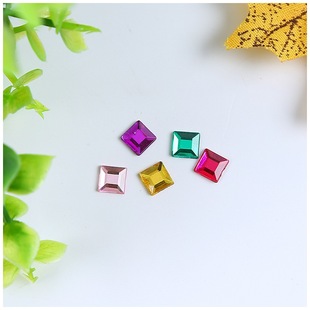 定制水晶钻贴儿童贴纸diy装饰心形透明亚克力手机创意彩色钻石贴