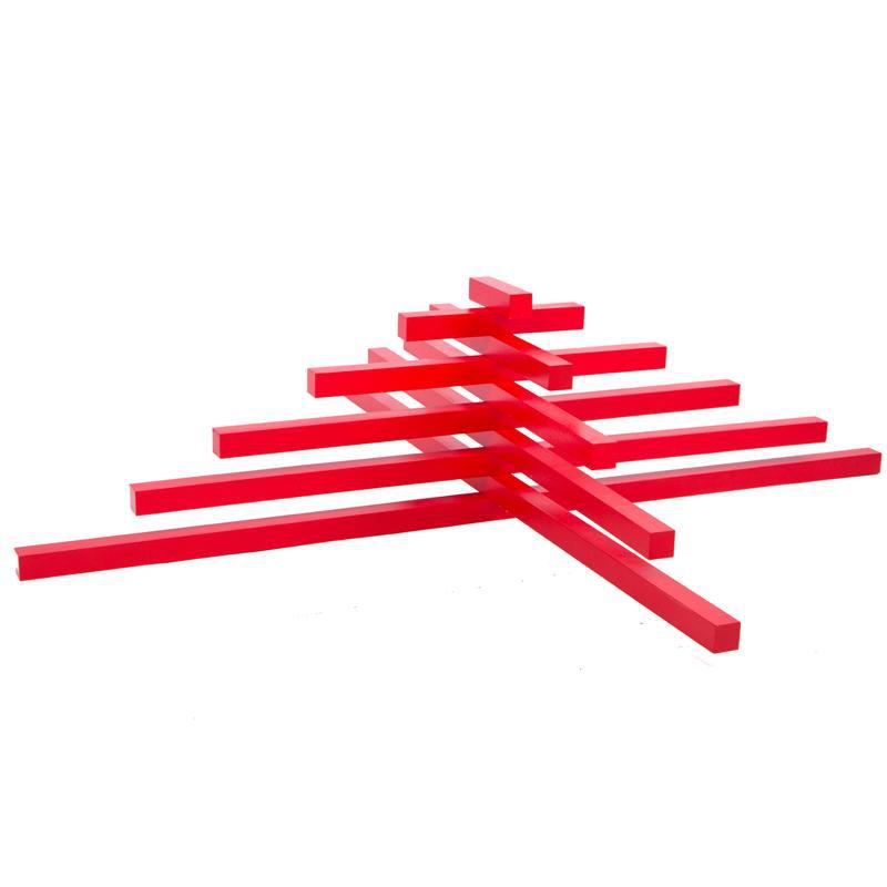 蒙特蒙台梭利蒙氏早教教具长棒儿童益智数学认知感官积木制玩具