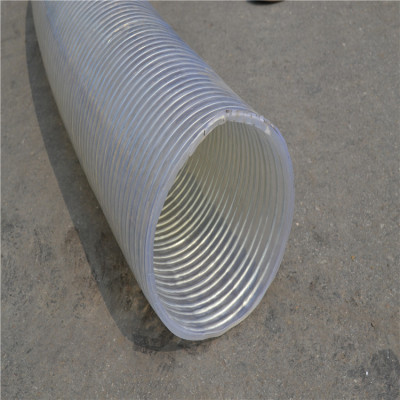 钢丝螺旋管透明吸尘管厂家直销内径200mm大口径