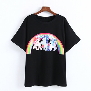 热转印烫画定制t恤服装烫图烫钻柯式烫画批发 防升华彩色平面烫画