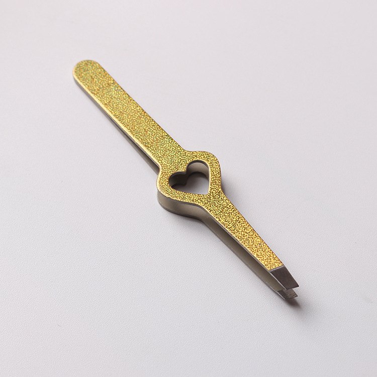 喷漆多花色不锈钢批发眉夹钳美容工具眉毛镊子夹