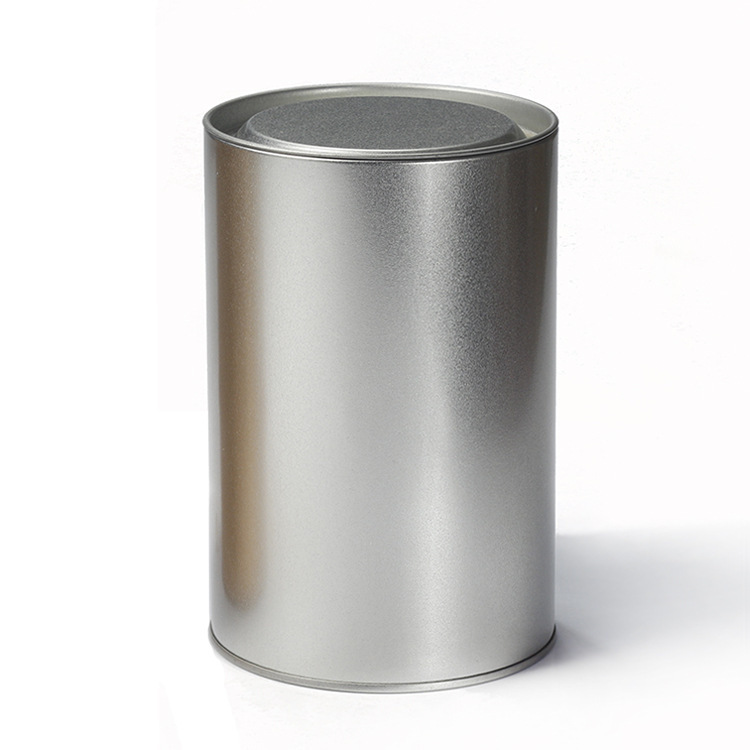 批发圆形马口铁背心t恤磨砂铁罐通用茶叶包装金属铁皮裸罐子