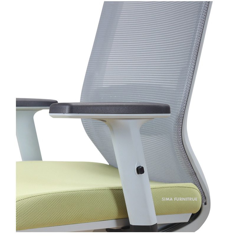 时尚家用电脑椅子透气网布职员办公椅子电竟椅座椅可旋转升降