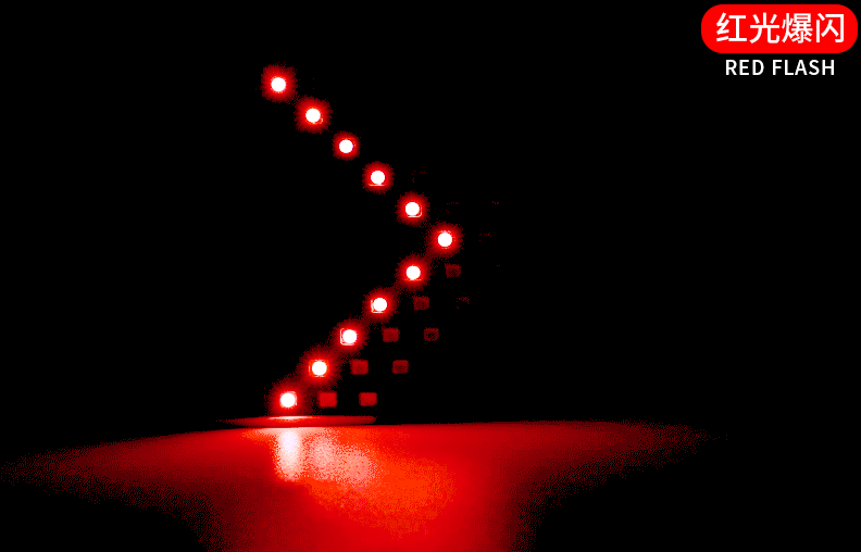 优彼斯汽车后视镜转向灯 隐藏式led转向指示灯 33smd箭头灯转向灯