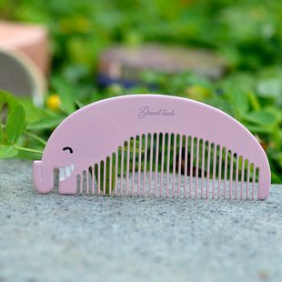 八门虫社 动物大象合金梳子 便携 随身 旅游 创意礼品 zakka 趣味