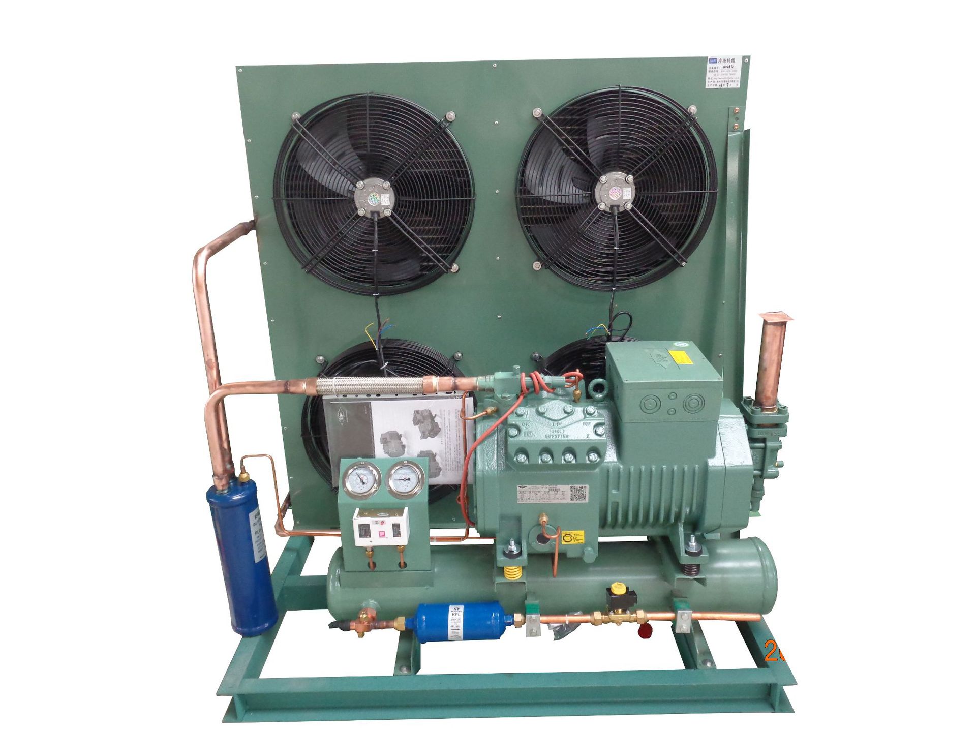 2gr冷库20p中高/低温半封闭制冷压缩机组