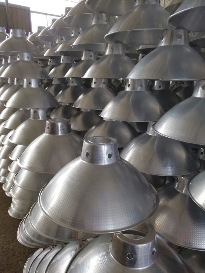 led工矿灯罩厂房工厂吊灯仓库车间照明灯全铝家居灯罩厂家定制