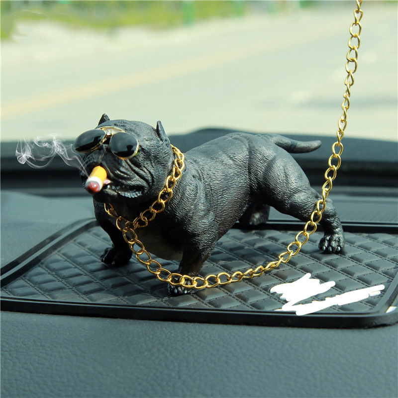car bully dog decoration car accessories decoration car creative supplies cool trend personality social dog