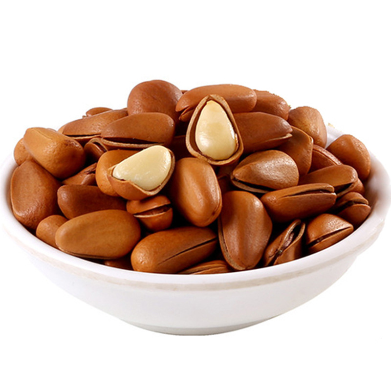 新货大颗粒松子王 野生东北开口松子批发散装10斤/件坚果特产批发