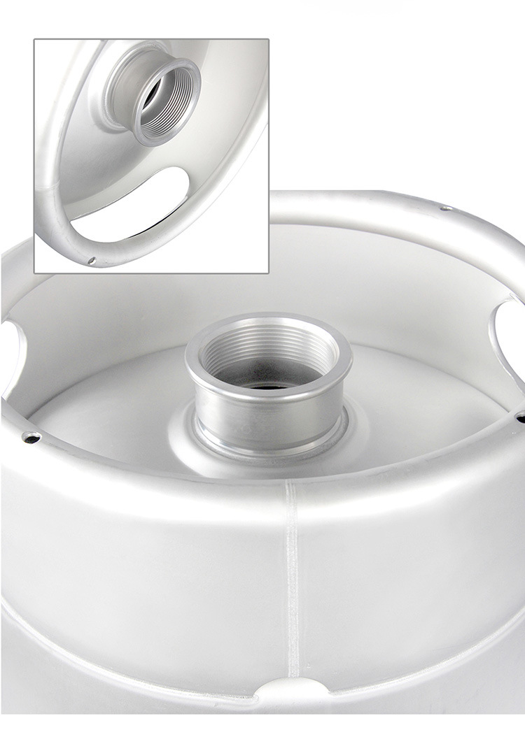 美式20升16美标桶周转桶扎啤桶井式板式酒矛304不锈钢keg啤酒桶