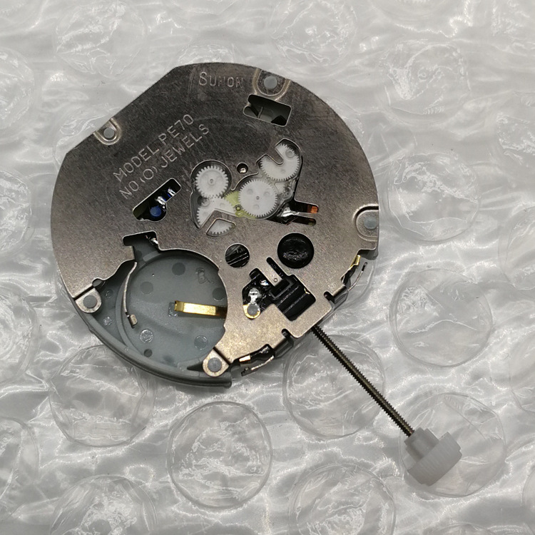 全新原装 pe70 单日历多功能石英机芯电子表芯369 69/12针手表配件