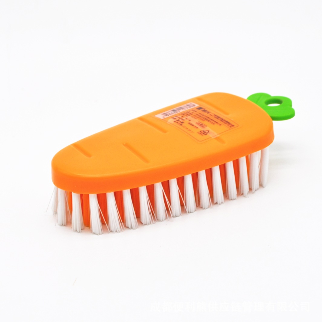 中毛萝卜造型鞋刷多功能家用刷子洗衣板刷除尘刷地板刷衣领刷床刷