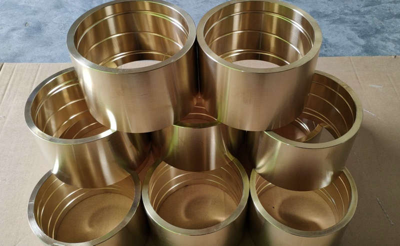厂家批发精密冲床马达轴套 含油耐磨黄铜套 电机铜套