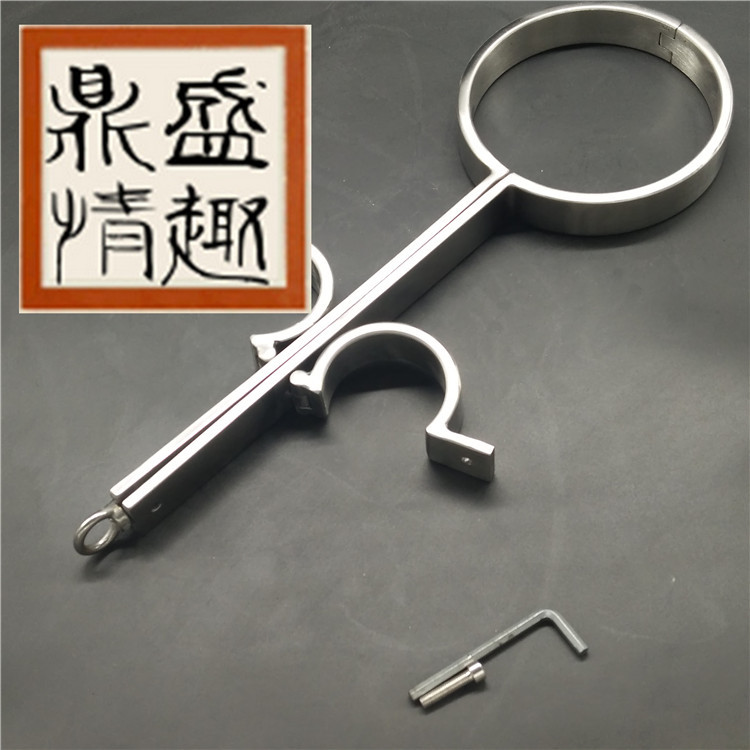 不锈钢成人情趣用品手颈枷拘束手铐脚镣bdsm一件代发