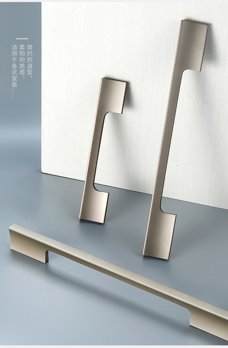 易嘉柜门橱柜金属加长大柜门拉手美式 门把手 家具五金配件批发