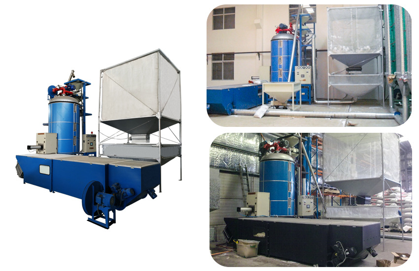 方圆塑机间歇式eps发泡机预发机