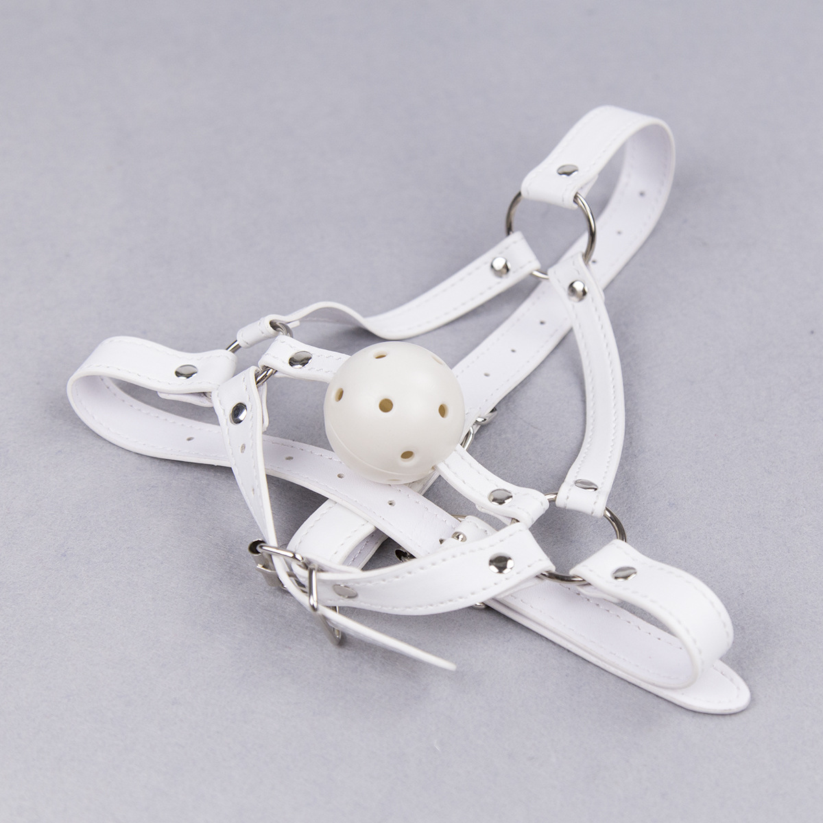 工厂店情趣用品马具形口球真皮马具形口塞嘴塞球女用玩具捆绑束缚