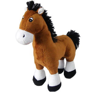 仿真马毛绒玩具