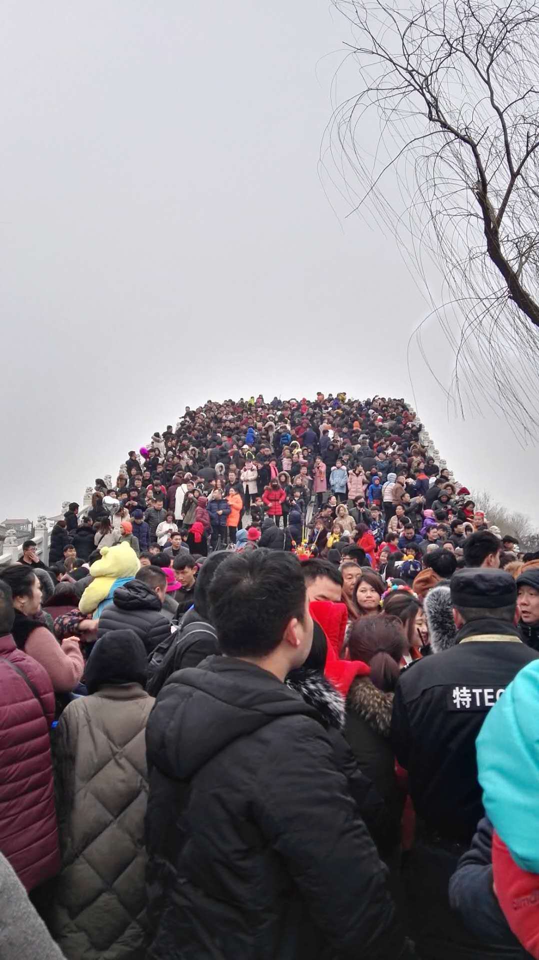 之前只在电视上看报道说节假日旅游人满为患,今年初五真的体会了一把