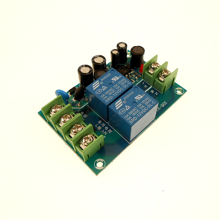 220v两路电源自动切换器 10a双电源两进一出转换开关模块 yx-q01