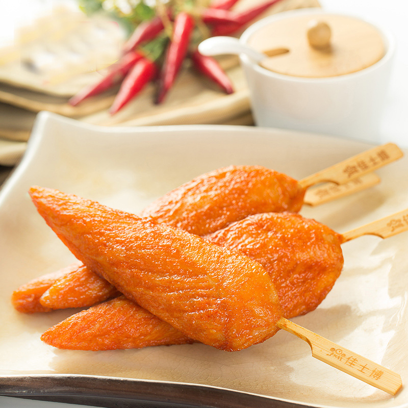 5kg 风味无骨鸡柳烧烤油炸小吃鸡肉串半成品