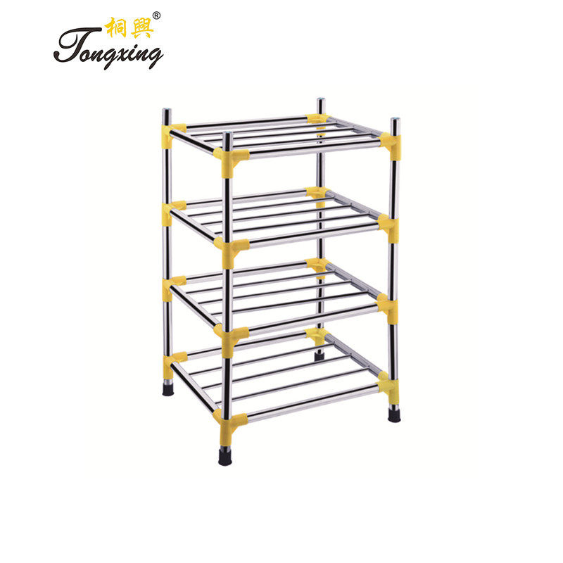 不锈钢加厚塑料多用架,四角架