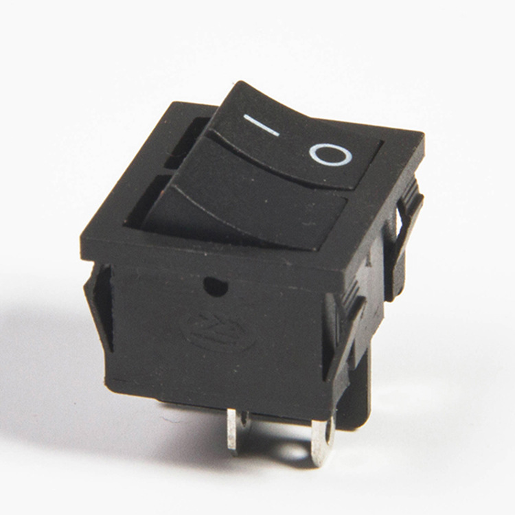 kcd5双联船型开关多功能双联两档翘形按钮双排四脚电源电器开关