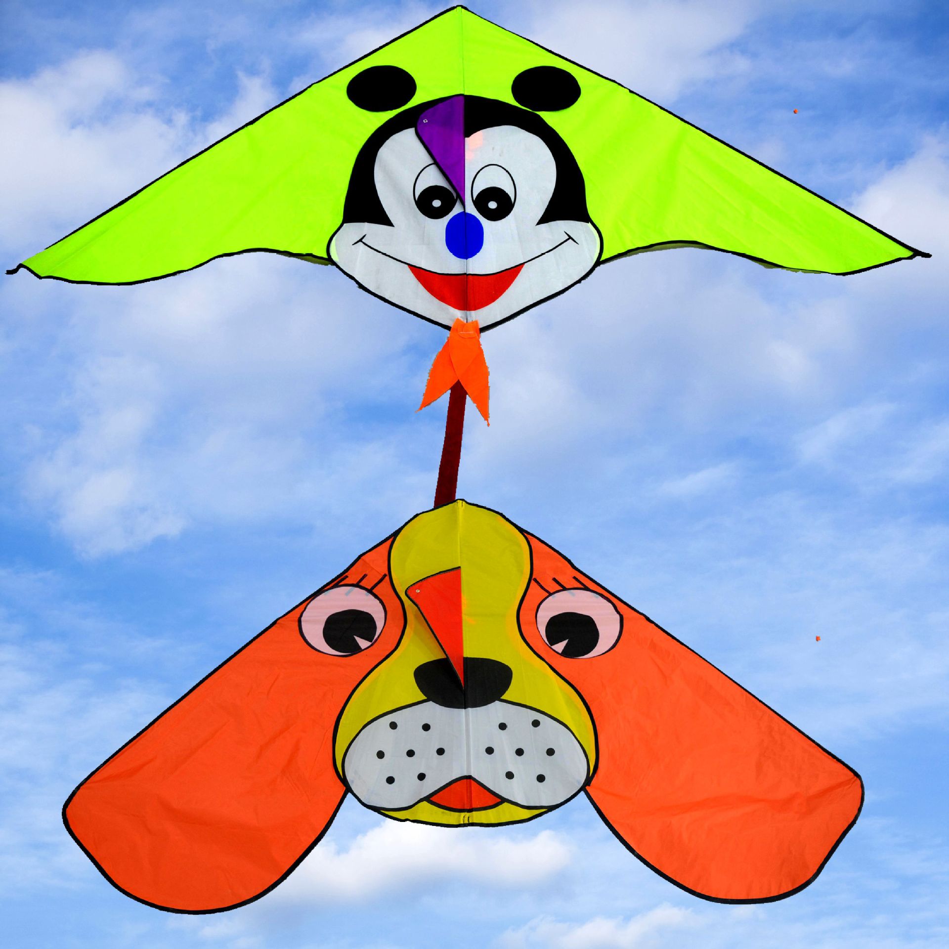 潍坊大草原风筝儿童卡通风筝好飞定制风筝厂家直销量大从优