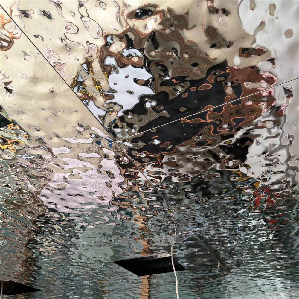 凹凸水波纹板深冲压小波纹板材 201镜面压花广东佛山厂家制作生产