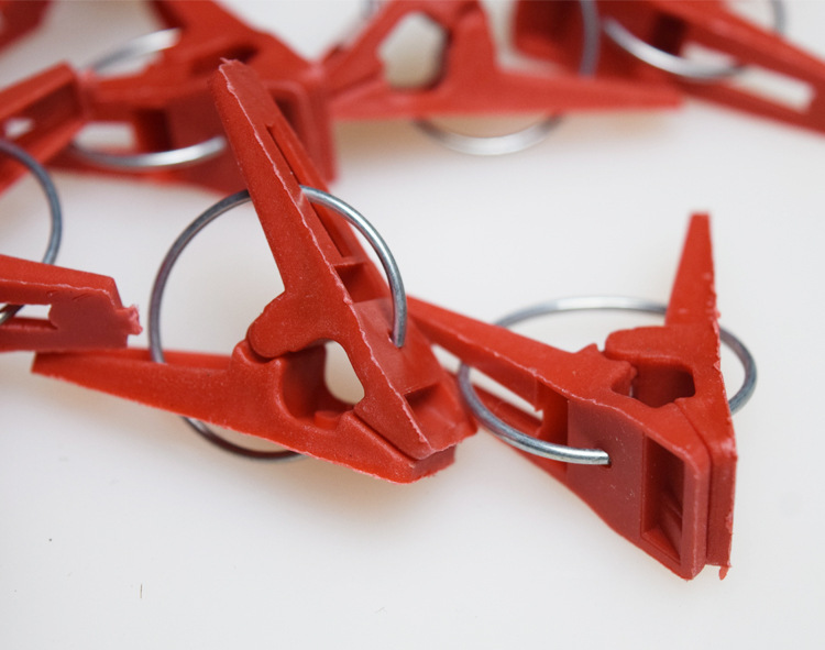 大棚蔬菜二膜夹卡膜夹夹蟹爪兰嫁接夹子青椒吊秧夹塑料厚抗老化夹