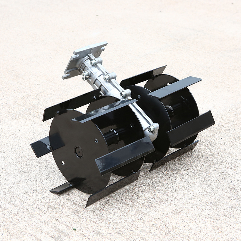 厂家直销割草机刀片除草微耕机配件 松土头除草轮松土轮现货批发