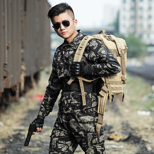 户外特种兵黑鹰迷彩服军训服作训服军迷军装套装男女秋冬季工作服
