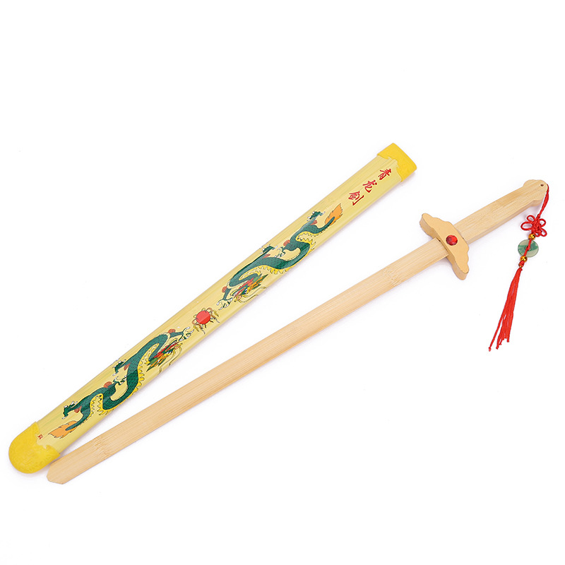 外贸热销竹木兵器 地摊热卖青龙剑创意儿童节礼物学生玩具批发