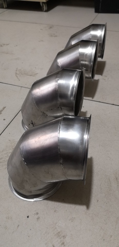 不锈钢满焊风管风量调节阀弯头变径三通大小头天圆地方订制