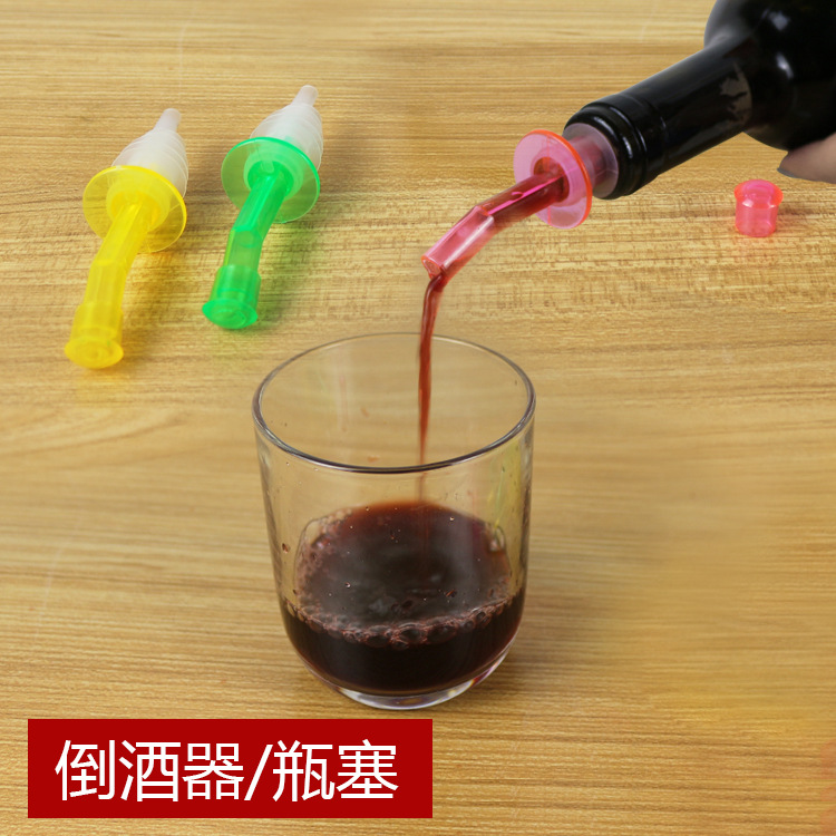 Red Wine Beer Soy Sauce Bottle Stopper Plastic Bottle Stopper Wine Container Factory Direct Sales