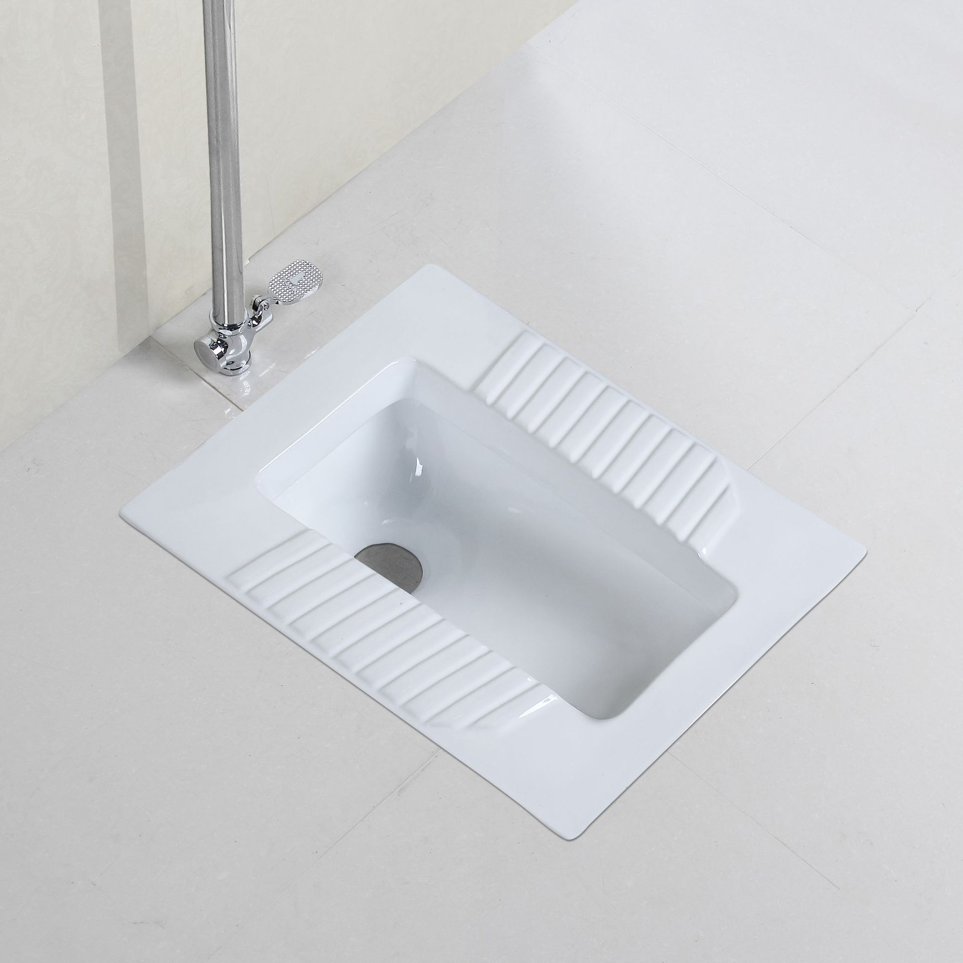 博达胜陶瓷蹲便器坑池工厂带盖板洁具大便器 不带存水弯管