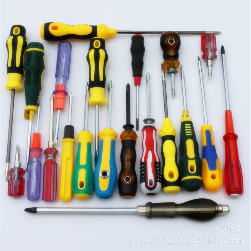 换头伸缩两用起子 多功能螺丝刀 绝缘三色注塑美国旗柄螺丝批
