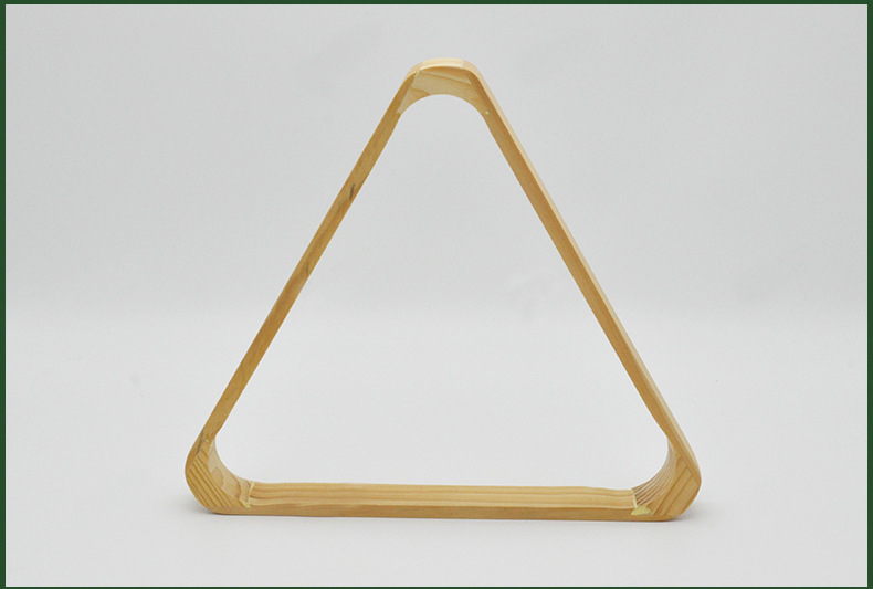 台球桌摆球三角架斯诺克黑八九球台球框木质菱形塑料台球配件用品