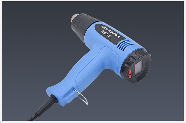 厂家直销贴牌数显热风枪1800w汽车贴膜烤枪工业热风枪热缩管收缩