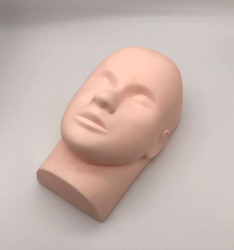 半永久化妆假人头模 嫁接睫毛模特头 美容按摩练习模特模型平头