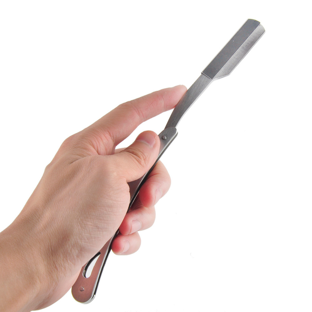 老式刮胡刀剃刀 手动剃须刀 刮毛发刮刀 男士胡须清洁护理工具