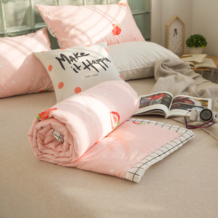 粉色被单