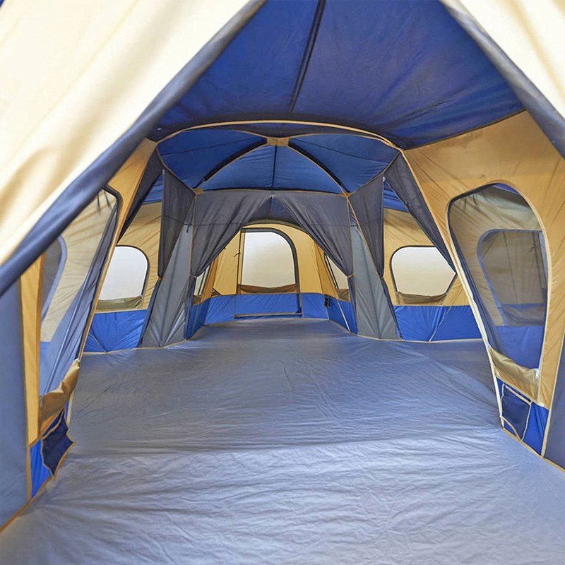 多人超大空间露营帐篷户外野营大帐篷外贸出口厂家直销定制款
