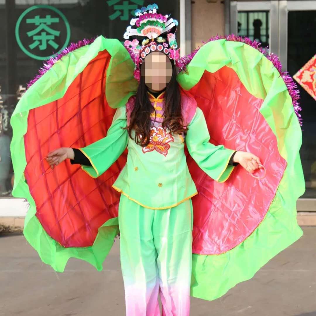 舞龙舞狮社火道具蚌壳精道具河蚌精蛤痢儿童蚌壳舞蚌舞舞台灯花蚌