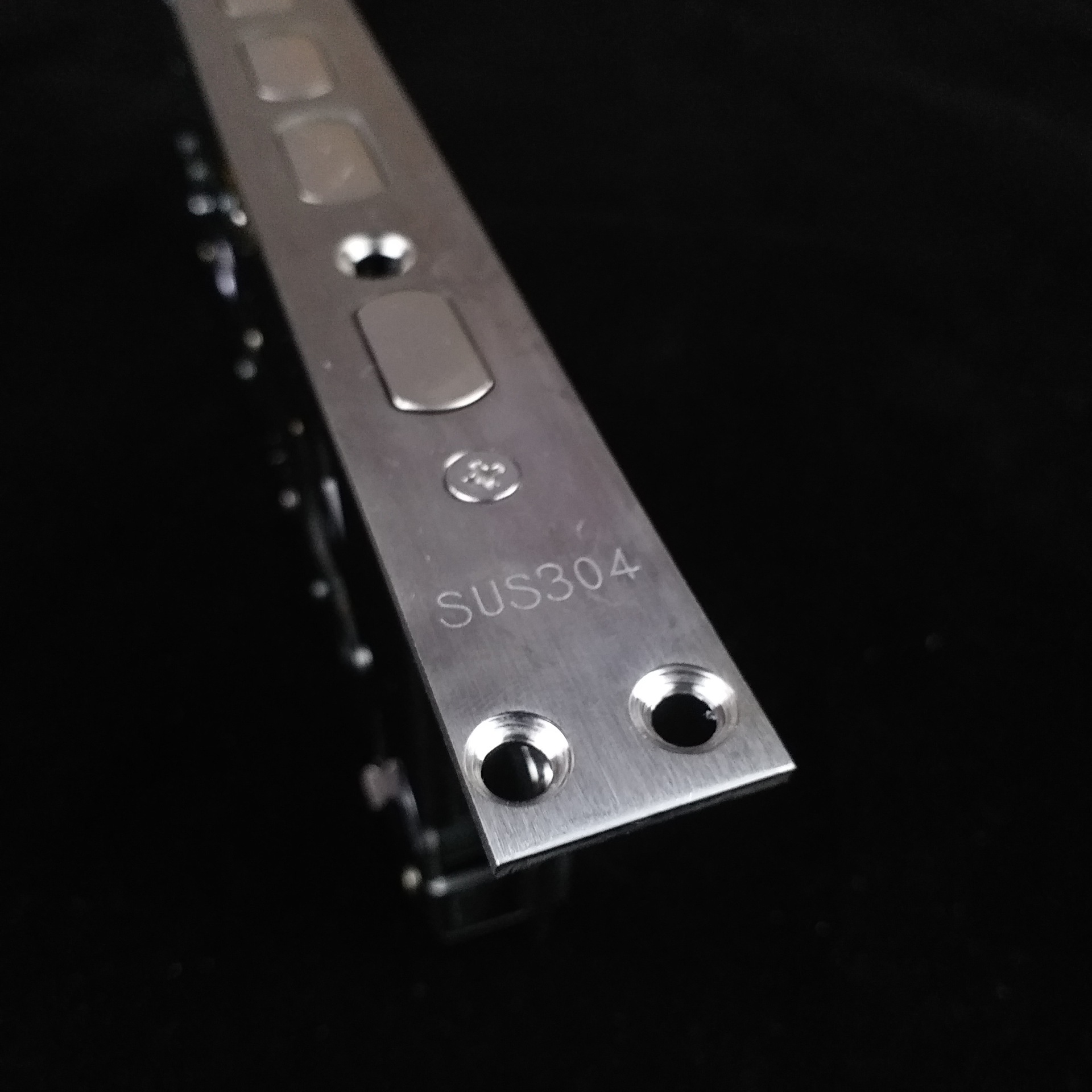 24*240 304不锈钢挡片方头双快双快锁体 防盗门锁体 厂家批发