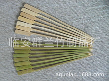 浙江省厂家供应竹制球拍签铁炮串竹签规格包装可定制一次性