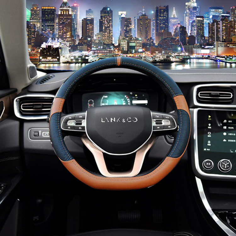 领克01方向盘套 吉利领克01汽车改装专用内饰方向盘把套厂家直销