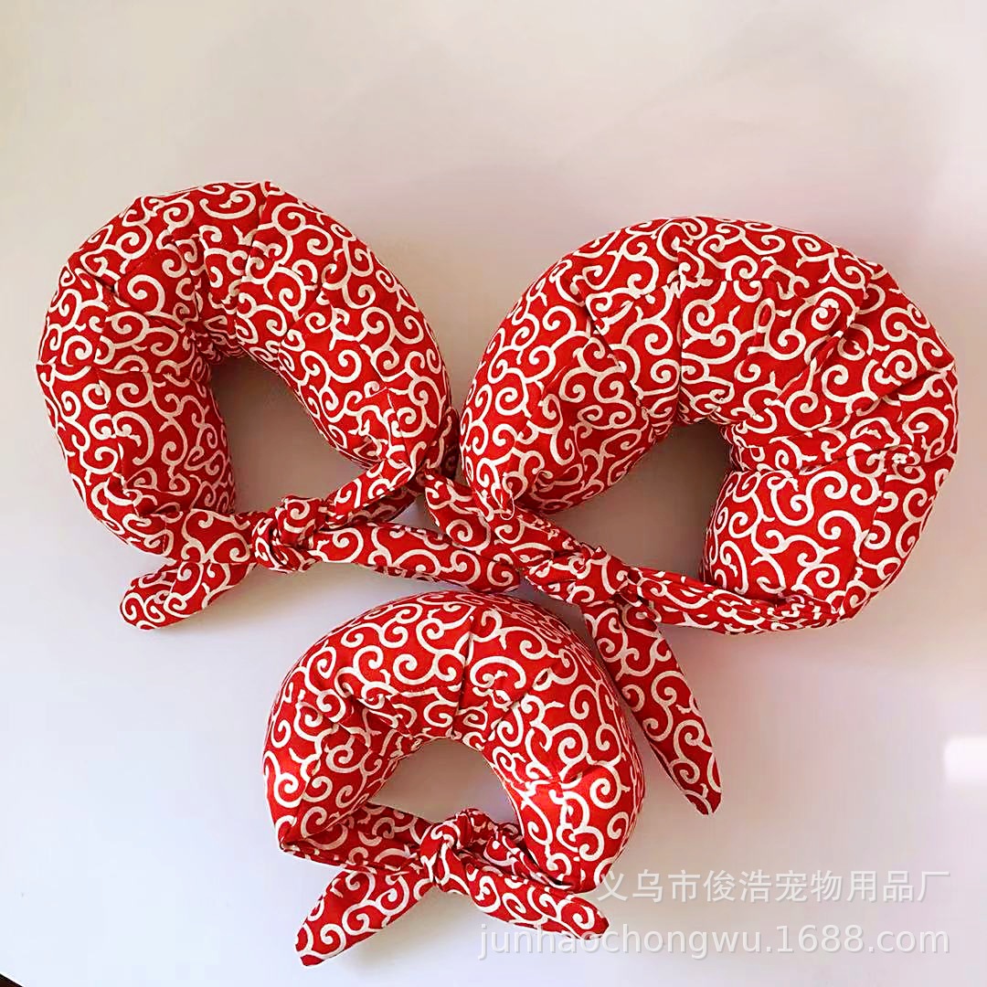 日系创意搞笑主子要出走柴犬中大型犬猫咪包袱围巾围脖